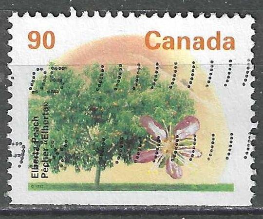 Canada 1995 - Yvert 1421B - Flora - Fruitbomen  (ST), Postzegels en Munten, Postzegels | Amerika, Gestempeld, Verzenden