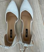 Witte damesschoenen met hakje, Ophalen, Schoenen met lage hakken, Wit, Zo goed als nieuw