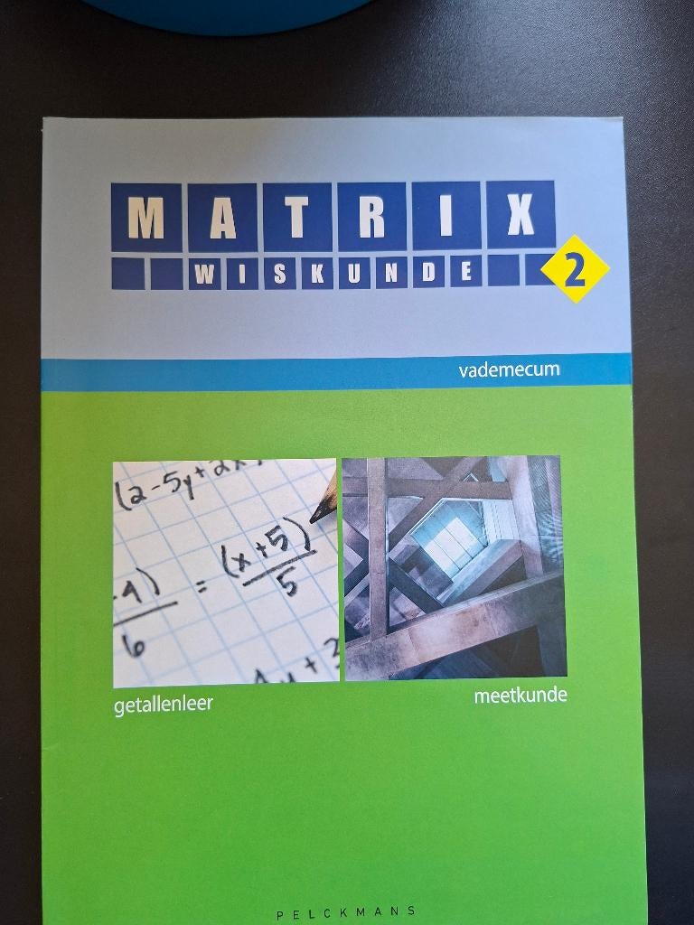 Matrix vademecum 2., Livres, Livres scolaires, Comme neuf, Enlèvement, Secondaire, Pelckmans