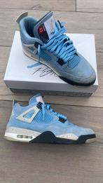 Air Jordan 4 Retro University Blue, Kleding | Heren, Schoenen, Blauw, Air Jordan, Ophalen of Verzenden, Zo goed als nieuw