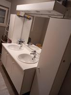 Badkamermeubel met lavabo, kranen, bad en badkraan, Huis en Inrichting, Ophalen, Gebruikt