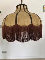 Vintage Rotan hanglamp, bohemian stijl., Ophalen, Overige materialen, Gebruikt, 50 tot 75 cm