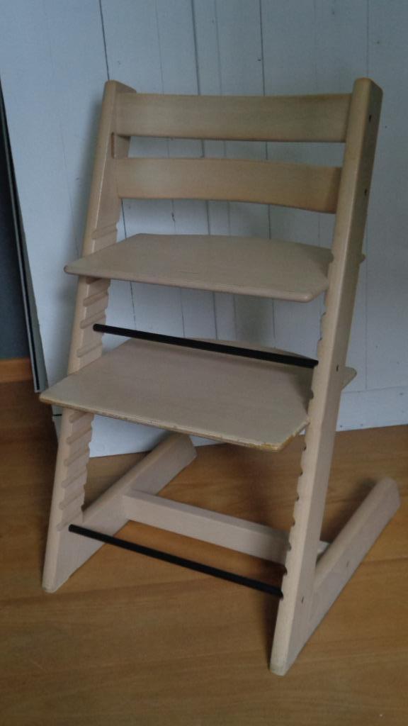 Whitewash tripp trapp stoel stokke, Kinderen en Baby's, Kinderstoelen, Zo goed als nieuw, Meegroeistoel, Aanschuifbaar, Ophalen