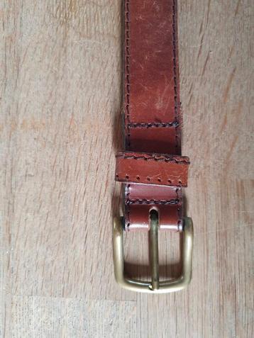 CEINTURE HOMME CUIR BRUN EN EXCELLENT ETAT beschikbaar voor biedingen