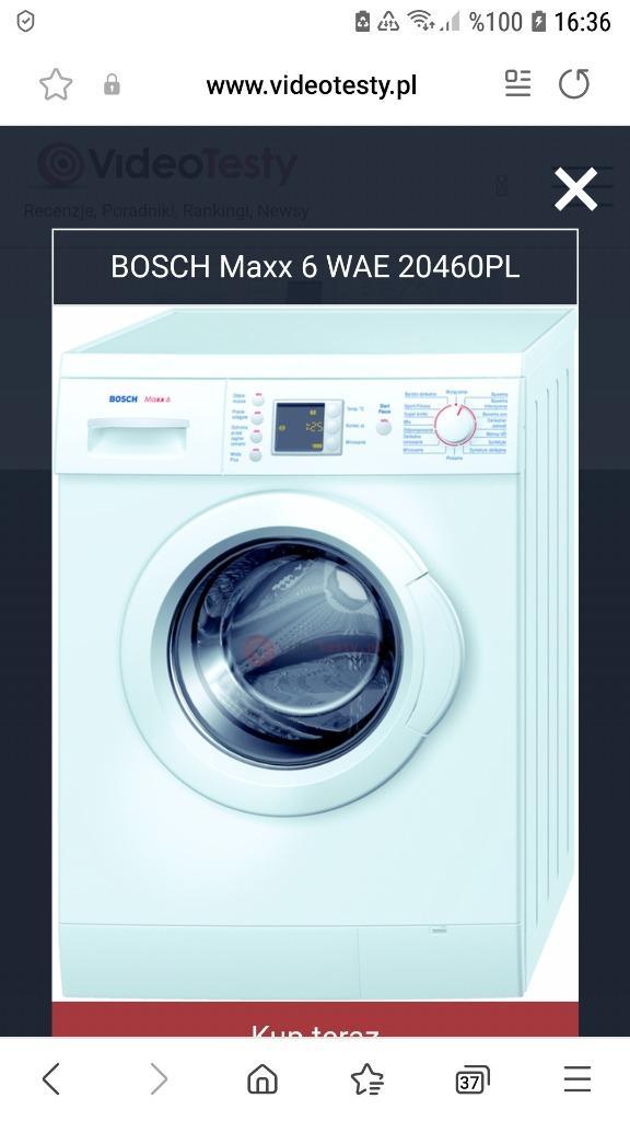 BOSCH MAXX 6 WAE32460FG 6 kg Wasmachine, Elektronische apparatuur, Wasmachines, Gebruikt, Voorlader, 6 tot 8 kg, 85 tot 90 cm