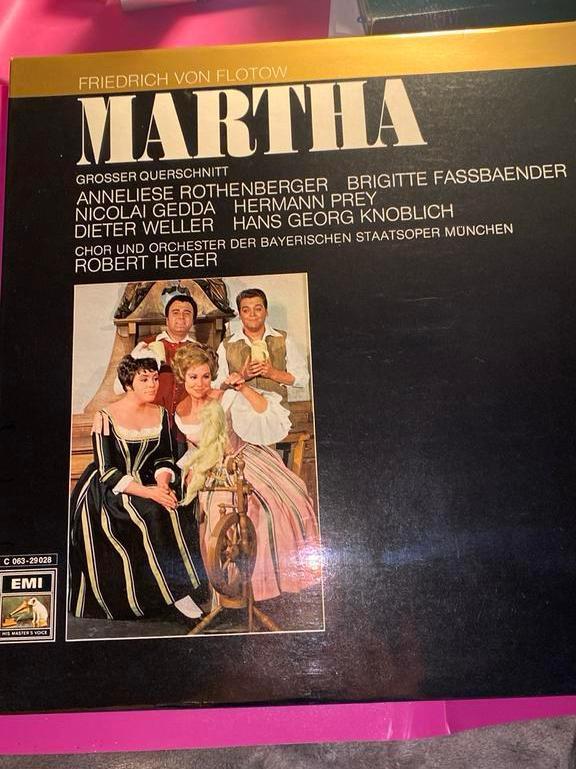 ALS NIEUW LP DUITS GEBRACHT OPERETTE “MARTHA”, Cd's en Dvd's, Vinyl | Klassiek, Zo goed als nieuw, Ophalen of Verzenden