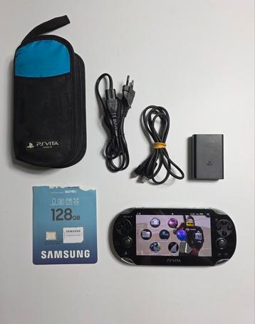 Ps vita oled 128GB + vele extra games  beschikbaar voor biedingen