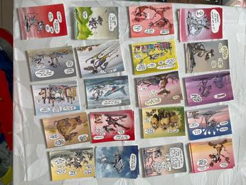 Lot de 51 cartes “Les rats” 1991 p’tit Luc P&T prodction