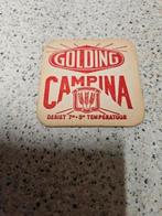 Golding campina oud bierviltje klein formaat, Verzamelen, Ophalen of Verzenden, Gebruikt