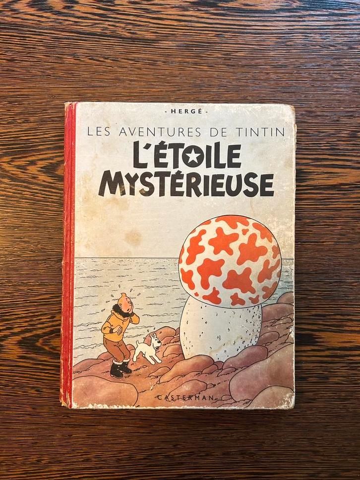 Tintin L’étoile mysterieuse EO 1947 10B04, Boeken, Stripverhalen, Gelezen, Eén stripboek, Ophalen of Verzenden