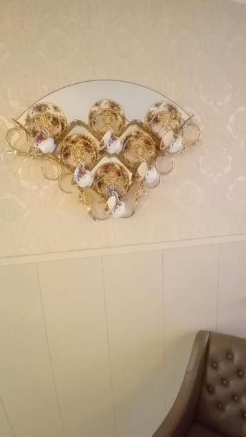 Te koop super mooie royal albert waaier met servies beschikbaar voor biedingen