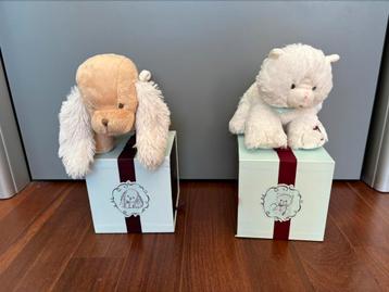 Deux peluches neuves Kaloo dans les boites 