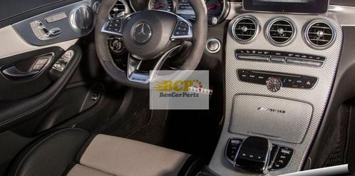 Middenconsole Zilver Carbon geschikt voor Mercedes W205 W25, Auto-onderdelen, Dashboard en Schakelaars, Nieuw, Ophalen of Verzenden