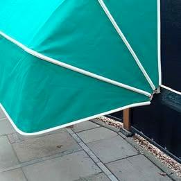 Markies aluminium frame in goede staat, Jardin & Terrasse, Voiles d'ombrage, Utilisé, Enlèvement