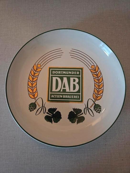 Vintage wandbord DAB., Verzamelen, Biermerken, Nieuw, Reclamebord, Plaat of Schild, Ophalen of Verzenden