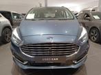 Ford S-Max Hybride Automaat Titanium - Carplay 7 zit, Auto's, Gebruikt, 4 cilinders, Blauw, Bedrijf