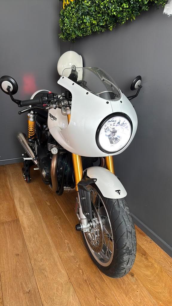 Triumph Thruxton R 1200 2018 + extra’s, Motoren, Motoren | Triumph, Particulier, Naked bike, meer dan 35 kW, 2 cilinders, Motorrijbewijs A