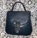 NOUVELTA marineblauwe leren tas in TB-conditie, Handtassen en Accessoires, Blauw