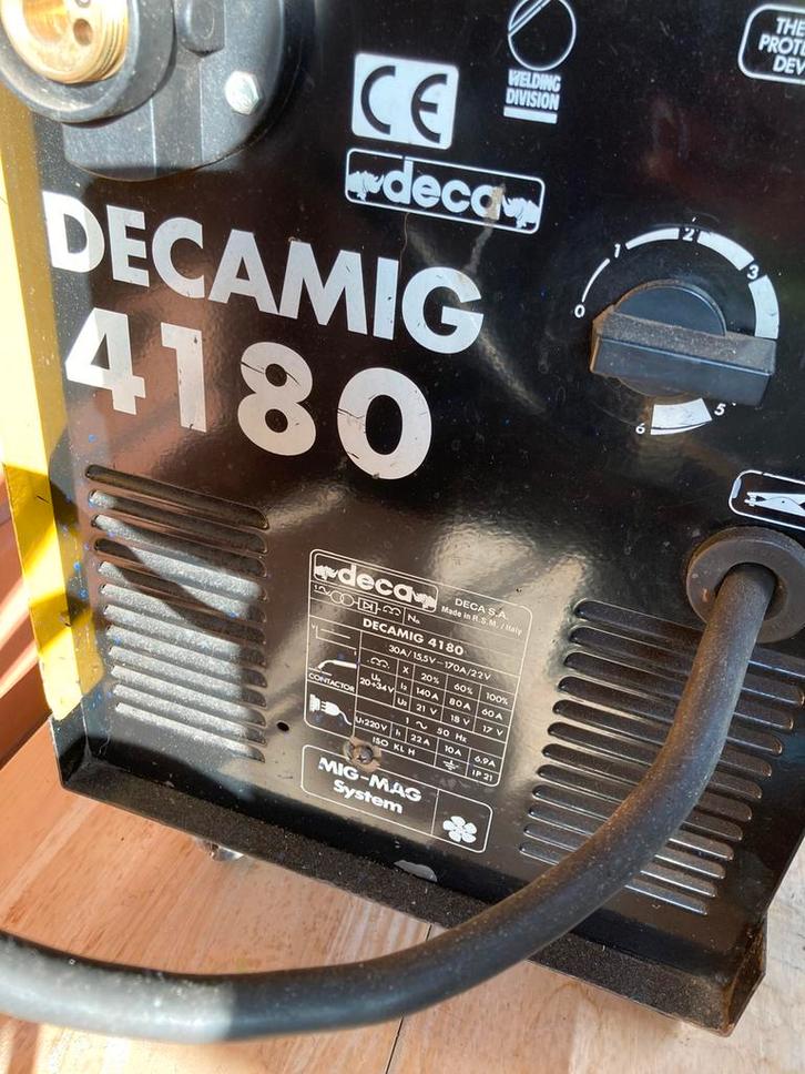 Decamig 4180 / weco discovery 28IT onderdelen, Bricolage & Construction, Outillage | Soudeuses, Utilisé, Autres types, Moins de 150 ampères