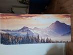Canvas print mountains / Tableau sur toilet montagne, Enlèvement