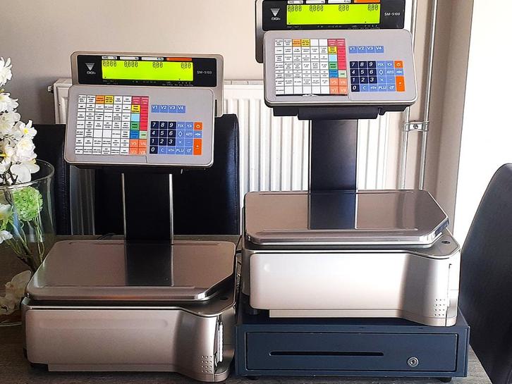 weegschaal   2   DIGI  sm   5100., Elektronische apparatuur, Weegschalen, Zo goed als nieuw, Digitaal, Winkelweegschaal, 1 tot 500 gram