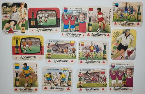 bierkaartjes 1989 apollinaris voetbal teams voetbalploegen, Collections, Marques & Objets publicitaires, Utilisé, Ustensile, Enlèvement ou Envoi