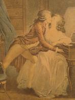 2 renaissance prenten ingekaderd, Enlèvement