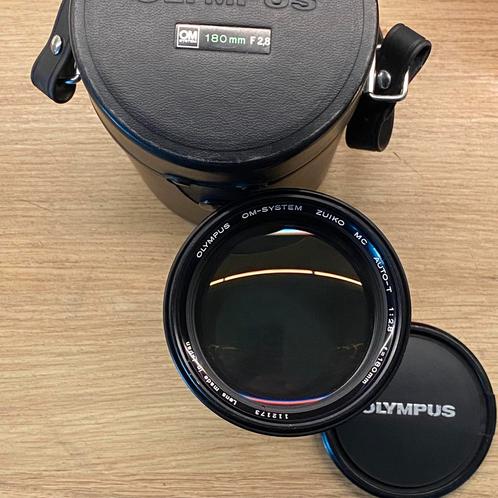 Olympus Zuiko MC Auto-T 180mm f2.8* zo goed als nieuw, Audio, Tv en Foto, Fotocamera's Analoog, Zo goed als nieuw, Spiegelreflex