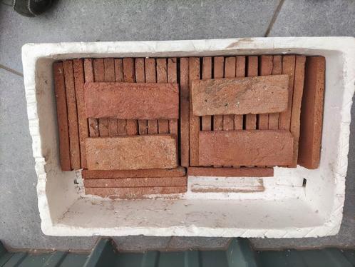 Briquette brique sciée plaquette lot de 31, Doe-het-zelf en Bouw, Metselstenen, Nieuw, Ophalen
