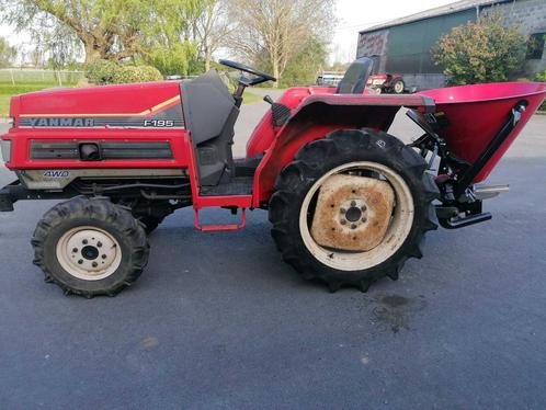 Yanmar F195D Vierwielaangedreven minitractor met kunstmestst, Zakelijke goederen, Machines en Bouw | Tuin, Park en Bosbouw, Overige typen