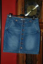 Korte rok in vervaagde blauwe jeans T40 als NIEUW!, Blauw, CINDY.H, Maat 38/40 (M), Ophalen of Verzenden