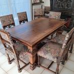 Antiek tafel met 8 stoelen, Ophalen