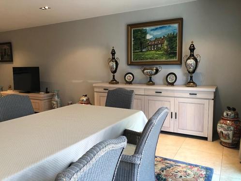 Eetkamer met tafel, dressoir, tv kast en salontafel, Huis en Inrichting, Complete eetkamers, Zo goed als nieuw, 4 tot 6 stoelen