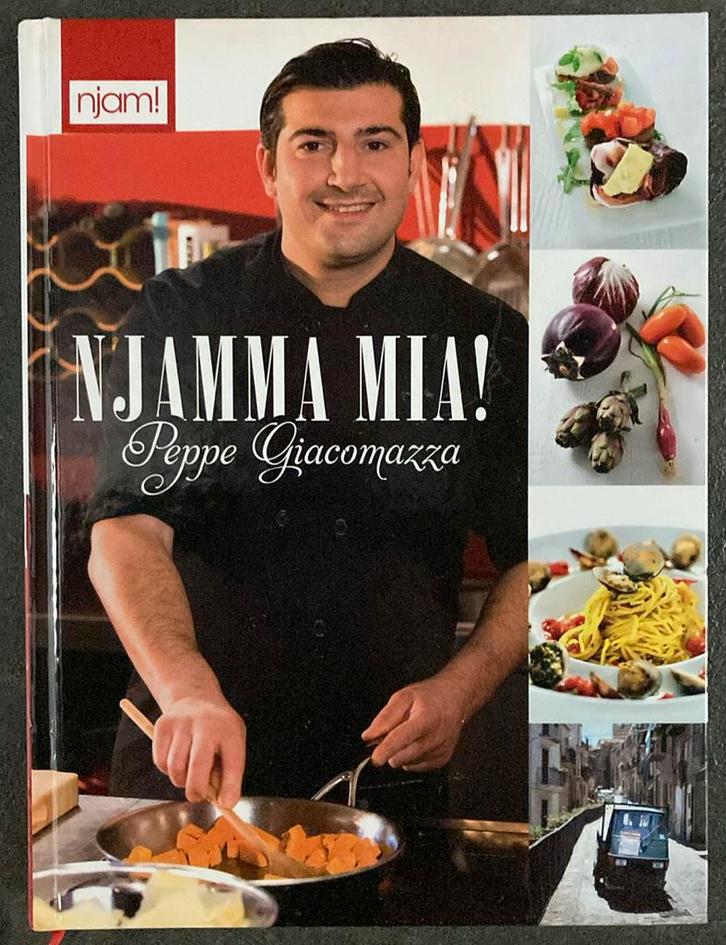Peppe Giacomazza - Njamma Mia!, Boeken, Kookboeken, Zo goed als nieuw, Italië, Ophalen of Verzenden