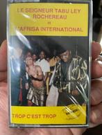musique congolaise Tabu Ley Rochereau Trop c'est trop 1990, Originale, 1 cassette audio, Neuf, dans son emballage, Musique du monde