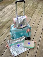 Trolley Kipling metallic néon jeans, Handtassen en Accessoires, Ophalen, Overige kleuren, Overige typen, 40 tot 50 cm