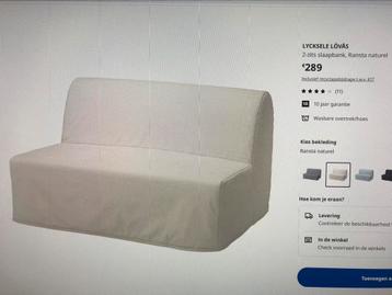 Slaapbank Lycksele Ikea. Als nieuw