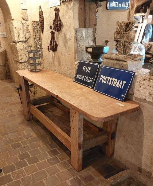decoratieve werkbank met afgeronde hoeken, Antiek en Kunst, Curiosa en Brocante, Ophalen