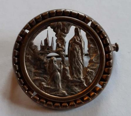 broche religieuse (03), Antiquités & Art, Antiquités | Objets religieux, Enlèvement ou Envoi