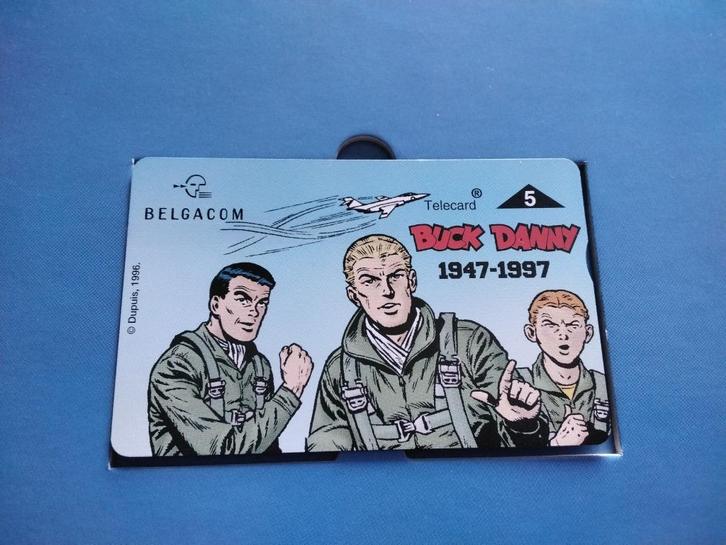 Telecard Belgacom BUCK DANNY/Hubinon - Charlier 1997/NEUF, Verzamelen, Stripfiguren, Nieuw, Overige typen, Overige figuren, Ophalen of Verzenden