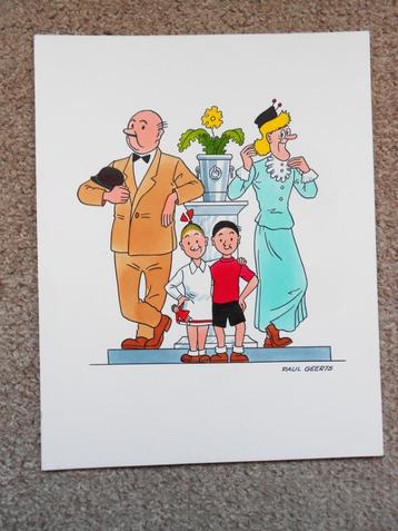 Suske en Wiske - originele ecoline tekening Paul Geerts beschikbaar voor biedingen