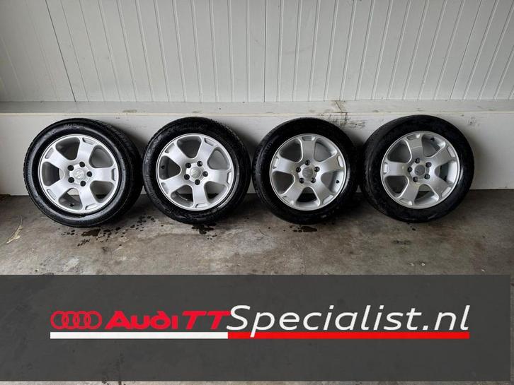 Winterbanden set op 16" velgen Audi ( A4 ), Auto-onderdelen, Banden en Velgen, Banden en Velgen, Winterbanden, 16 inch, 205 mm