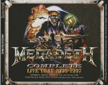 3 CD's MEGADETH - Complete Live Trax beschikbaar voor biedingen