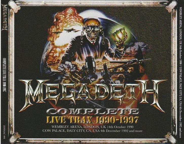 3 CD's MEGADETH - Complete Live Trax, Cd's en Dvd's, Cd's | Hardrock en Metal, Nieuw in verpakking, Verzenden