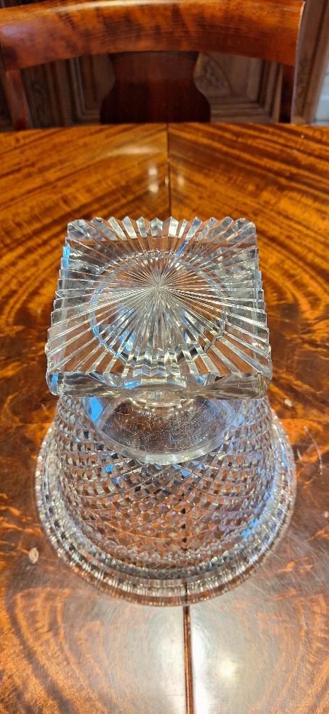 Medicis geslepen kristallen vaas 24,2 cm, Antiek en Kunst, Antiek | Vazen, Ophalen of Verzenden