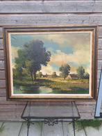 Prachtig groot olieverfschilderij - Piet Mees, Antiquités & Art, Enlèvement