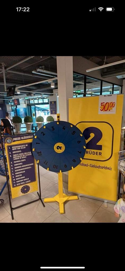 Rad van fortuin prijzenrad draaiwiel houten speelgoed, Hobby en Vrije tijd, Feestartikelen | Verhuur, Nieuw, Ophalen