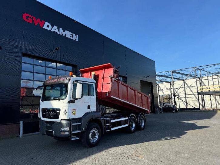 MAN TGS 33.440 6x4 Kipper/Trekker Euro 5 (bj 2012), Auto's, Vrachtwagens, ABS, Cruise Control, Elektrische buitenspiegels, Elektrische ramen