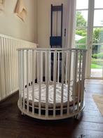 Wit rond Babypark op wieltjes inclusief boxkleed, Kinderen en Baby's, Ophalen, Gebruikt, Rond, In hoogte verstelbaar