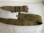 WW2 US ceinturon M36; OD3 vers 40-41, Ophalen of Verzenden, Landmacht, Kleding of Schoenen